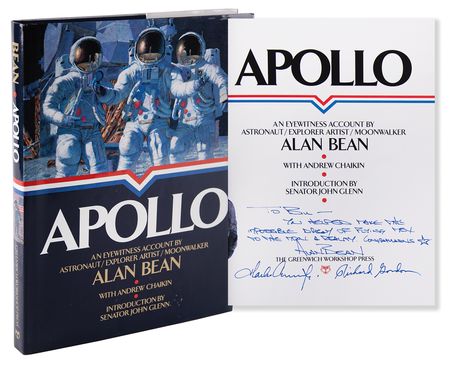 Lot #6203 Apollo 12 Crew-Signed Book - From the