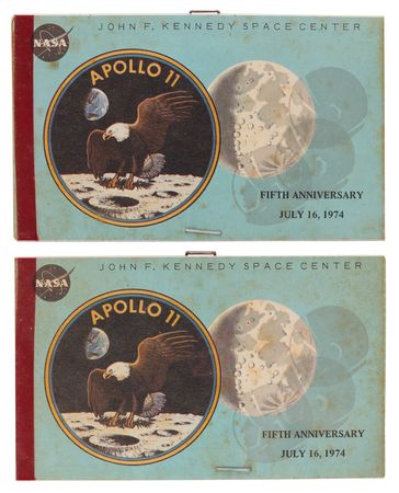 Lot #6170 Apollo 11 (2) “Fifth Anniversary” Commemorative Launch Passes - Image 1