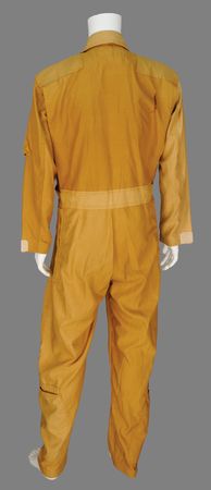 Lot #6352 Apollo-Era NASA-Issued 'Mustard Yellow' Flight Suit - From the Personal Collection of William E. Thornton - Image 3