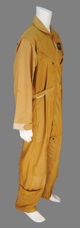 Lot #6352 Apollo-Era NASA-Issued 'Mustard Yellow' Flight Suit - From the Personal Collection of William E. Thornton - Image 4