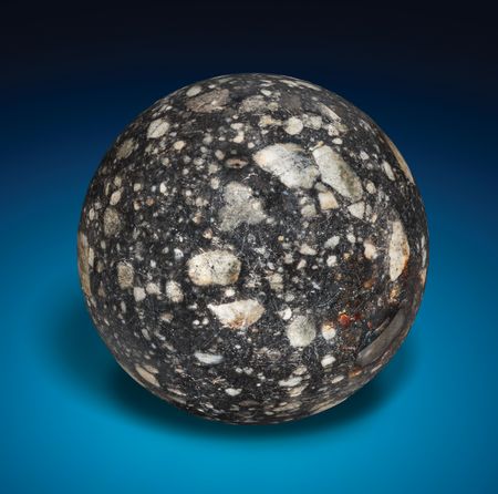 Lot #6478 NWA 12691 — Lunar Meteorite Rendered as