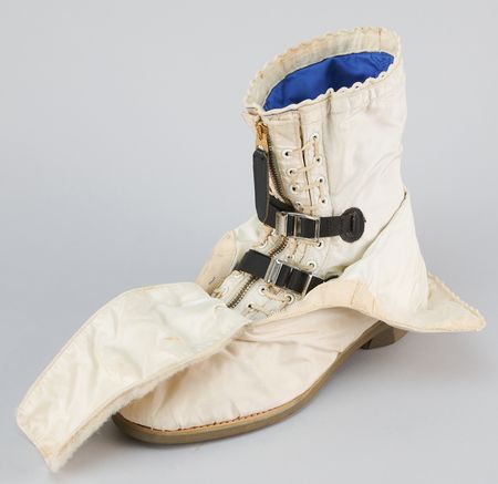 Lot #6065 Frank Borman Gemini G-4C Space Suit Boot (1965) - Image 6