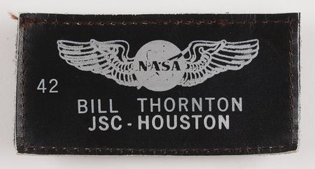Lot #6407 NASA Space Flight Medal, Name Tag, Ribbon Device, and Astronaut Pin - From the Personal Collection of William E. Thornton - Image 2