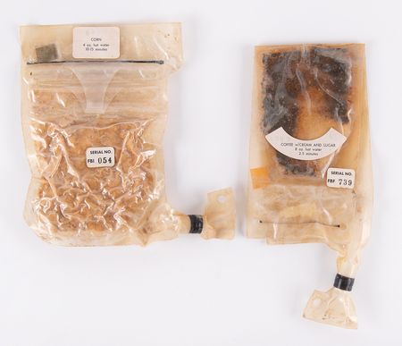 Lot #6354 Apollo-Era Space Food: Corn and Coffee -