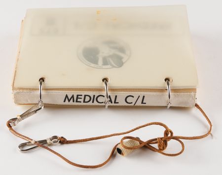 Lot #6404 STS-8 Medical Checklist [Attested Flown] - From the Personal Collection of William E. Thornton - Image 12