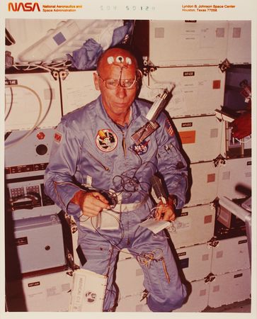 Lot #6404 STS-8 Medical Checklist [Attested Flown] - From the Personal Collection of William E. Thornton - Image 13