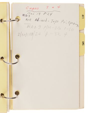 Lot #6421 STS-51-B Crew Notes Notebook [Attested Flown] - From the Personal Collection of William E. Thornton - Image 8