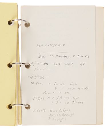 Lot #6421 STS-51-B Crew Notes Notebook [Attested Flown] - From the Personal Collection of William E. Thornton - Image 9