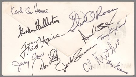 Lot #6319 Apollo Astronauts (11) Signed Cover with