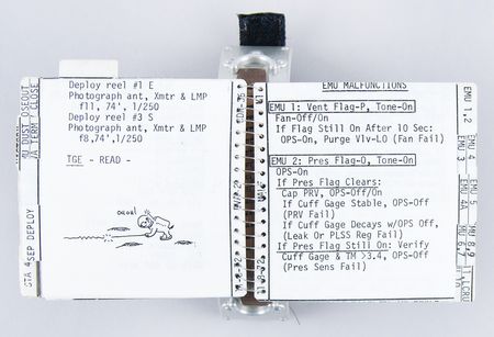 Lot #6299 Apollo 17 Flown and Lunar Surface-Used EVA-2 Cuff Checklist - From the Personal Collection of Gene Cernan - Image 14