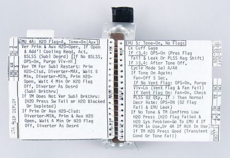 Lot #6299 Apollo 17 Flown and Lunar Surface-Used EVA-2 Cuff Checklist - From the Personal Collection of Gene Cernan - Image 15