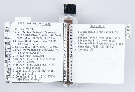 Lot #6299 Apollo 17 Flown and Lunar Surface-Used EVA-2 Cuff Checklist - From the Personal Collection of Gene Cernan - Image 16