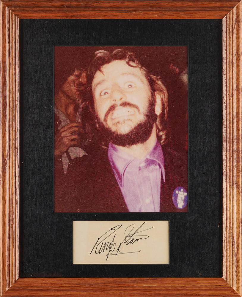 Lot 629 Beatles: Ringo Starr Signature