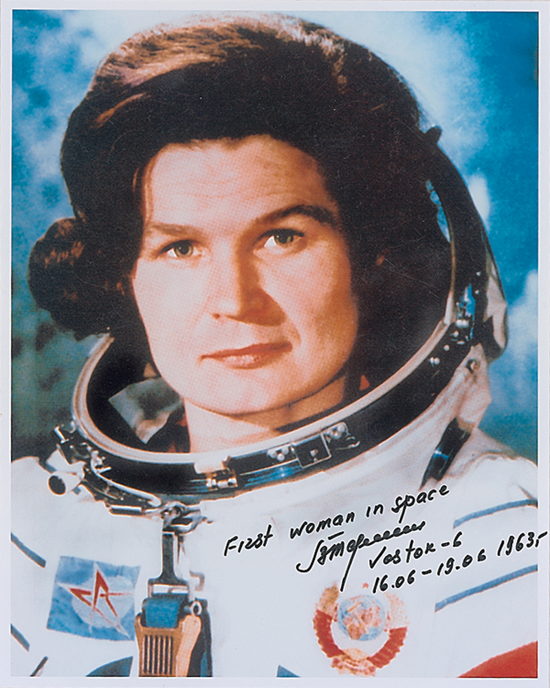 Lot 470 Valentina Tereshkova Signed Photograph