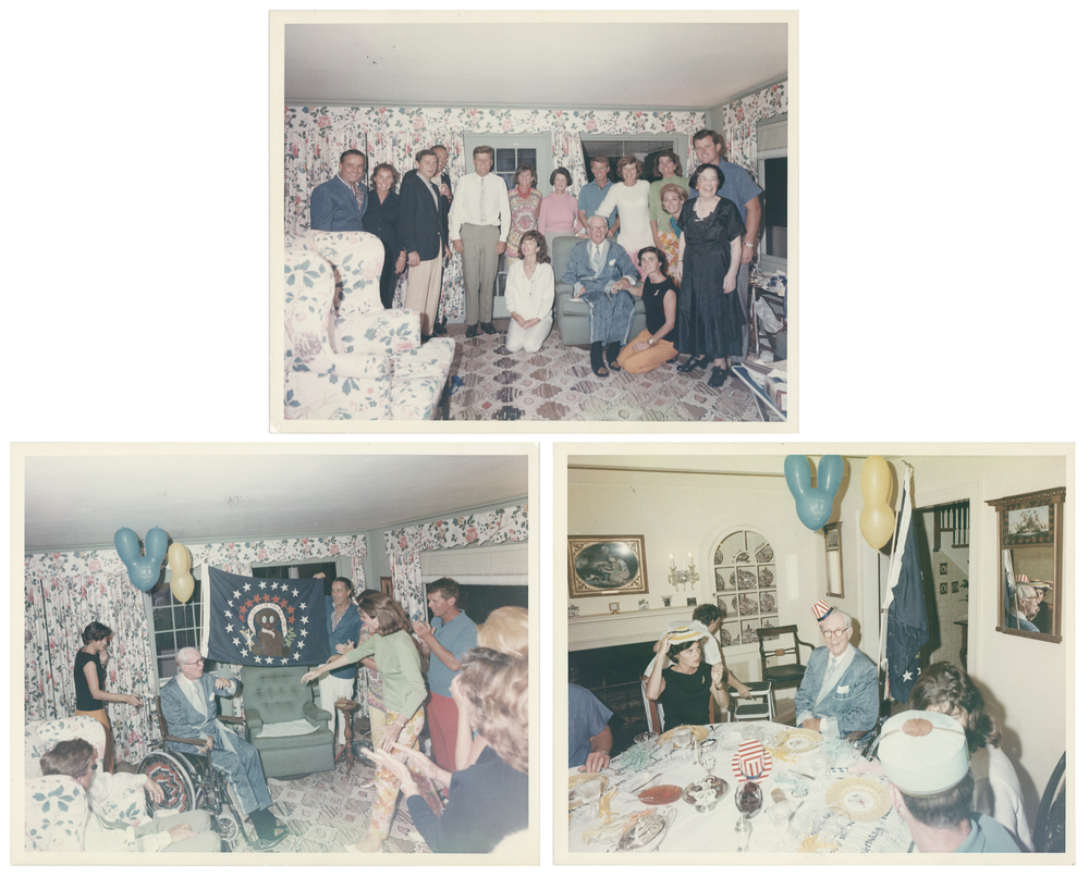 Lot 107 John F. Kennedy and Family (3) Original Vintage Photographs by Cecil W. Stoughton