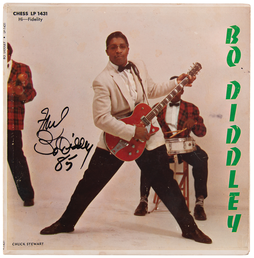 Lot 652 Bo Diddley Signed Album - Self-Titled