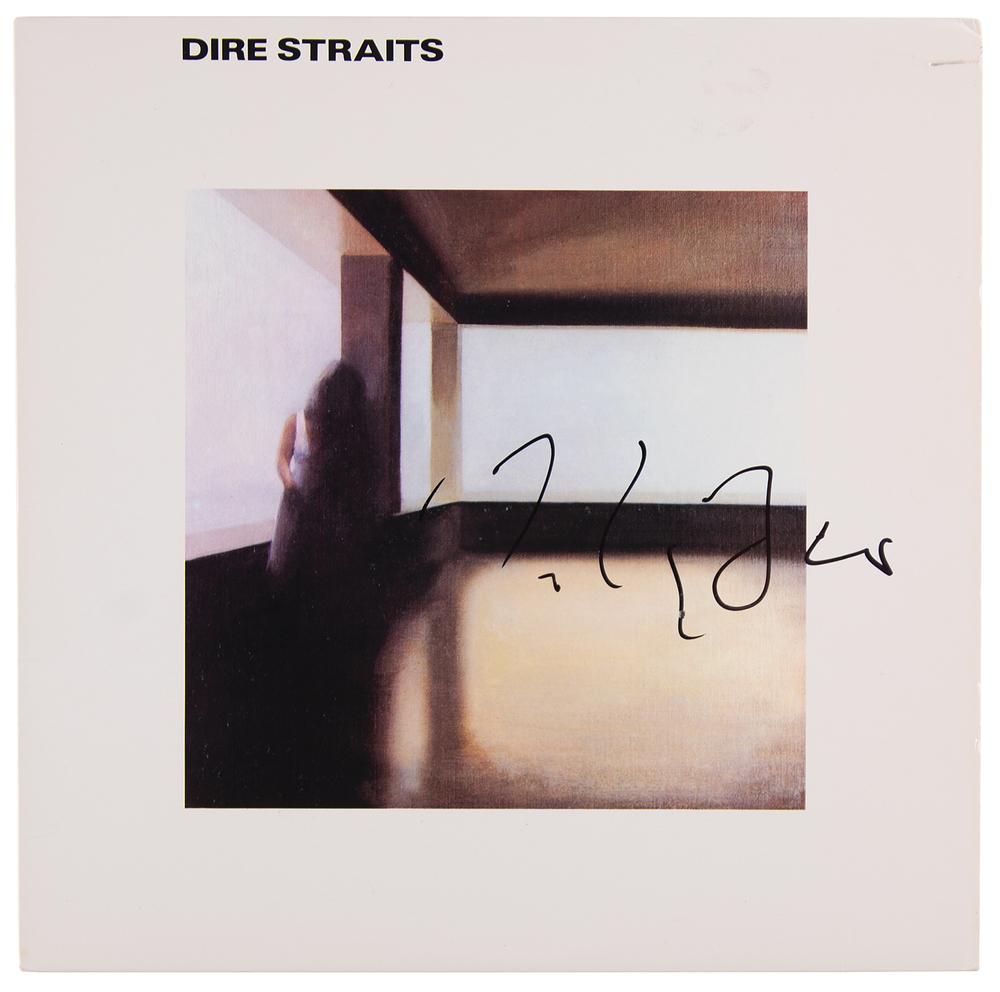 Lot 656 Dire Straits: Mark Knopfler Signed Album - Self-Titled