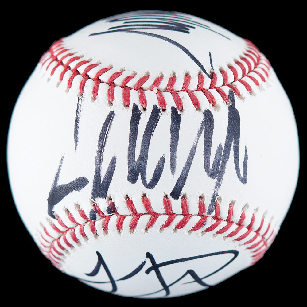 Lot 250 Donald, Melania, and Ivanka Trump Signed Baseball