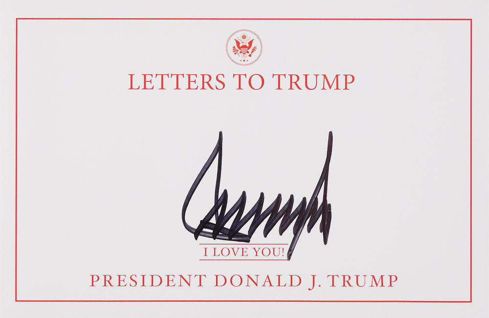 Lot 236 Donald Trump Signed 'Letters to Trump' Bookplate