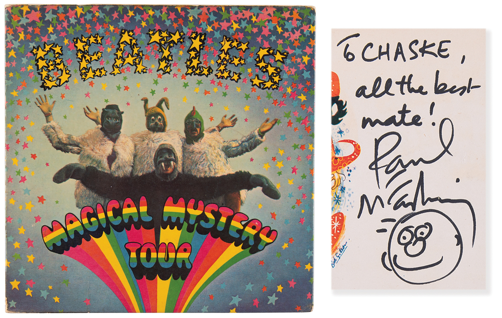 Lot 624 Beatles: Paul McCartney Signed 'Magical Mystery Tour' EP