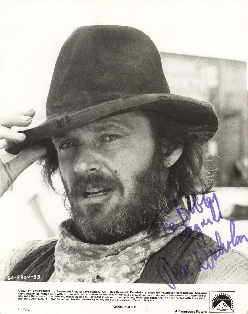 Lot 766 Jack Nicholson Signed Photograph