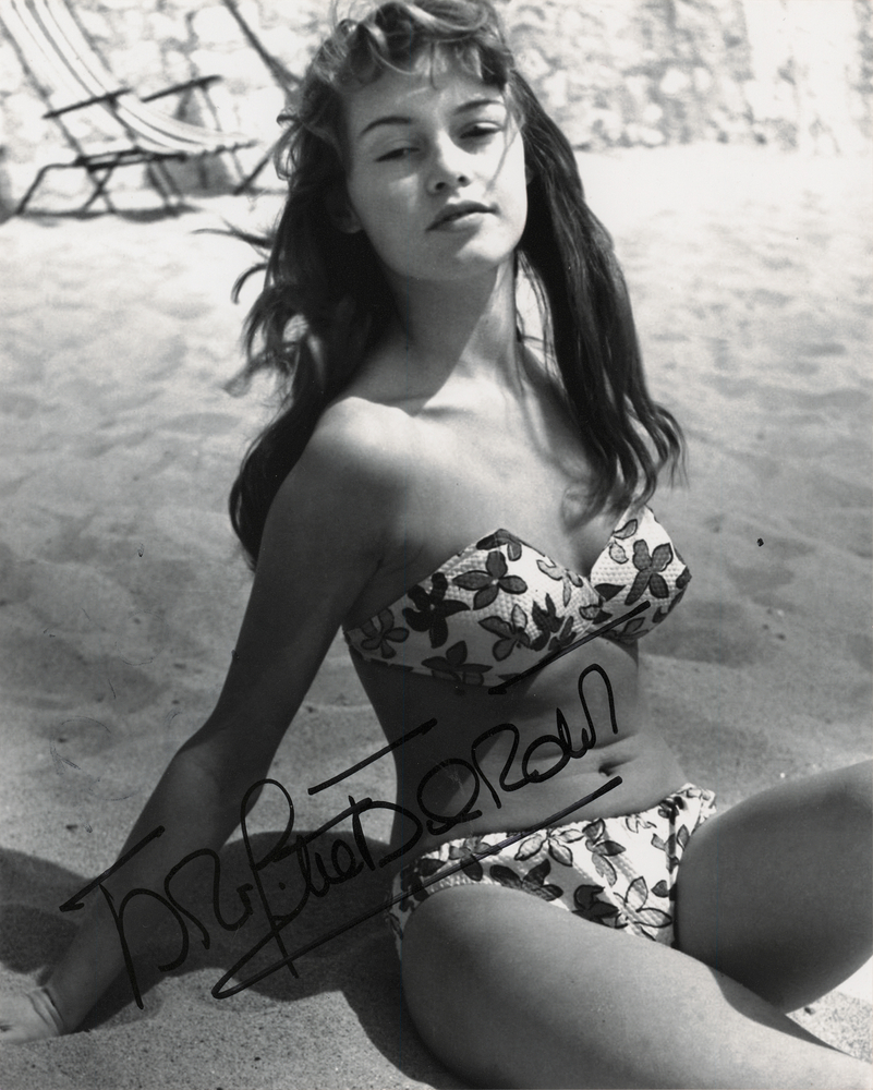 Lot 706 Brigitte Bardot Signed Photograph