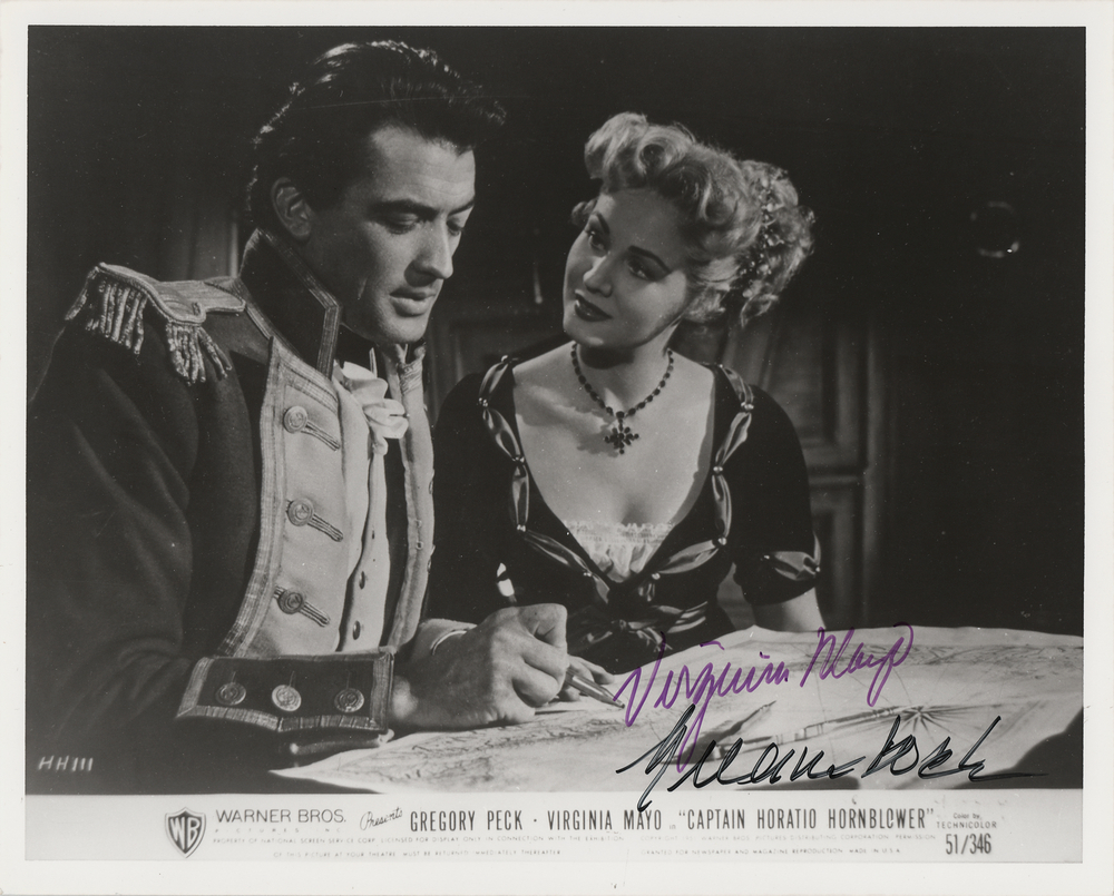 Lot 772 Gregory Peck and Virginia Mayo Signed Photograph