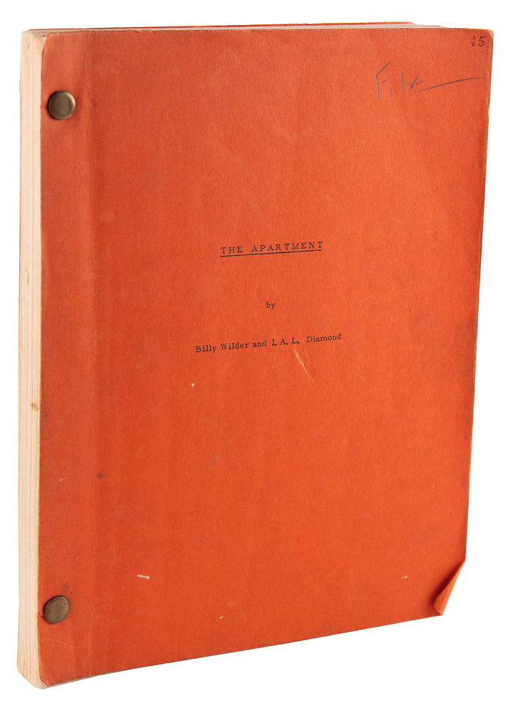 Lot 701 The Apartment Original Script by Billy Wilder and I. A. L. Diamond - File Copy