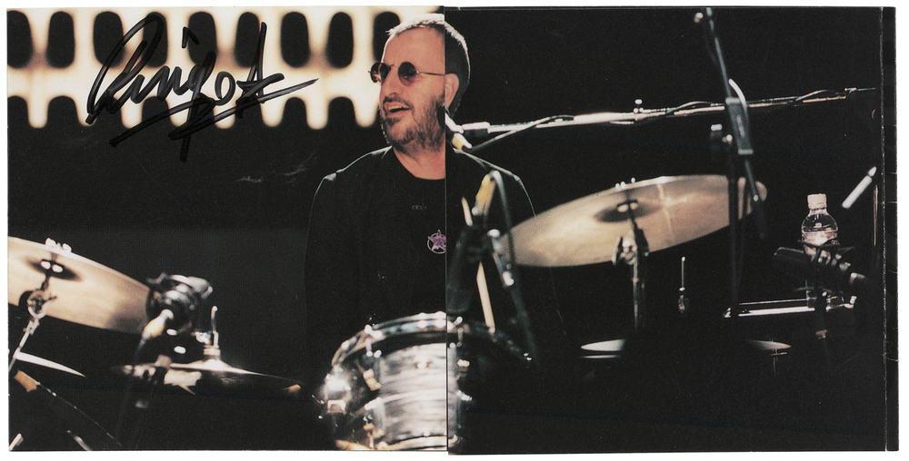 Lot 628 Beatles: Ringo Starr Signed CD Booklet - VH1 Storytellers
