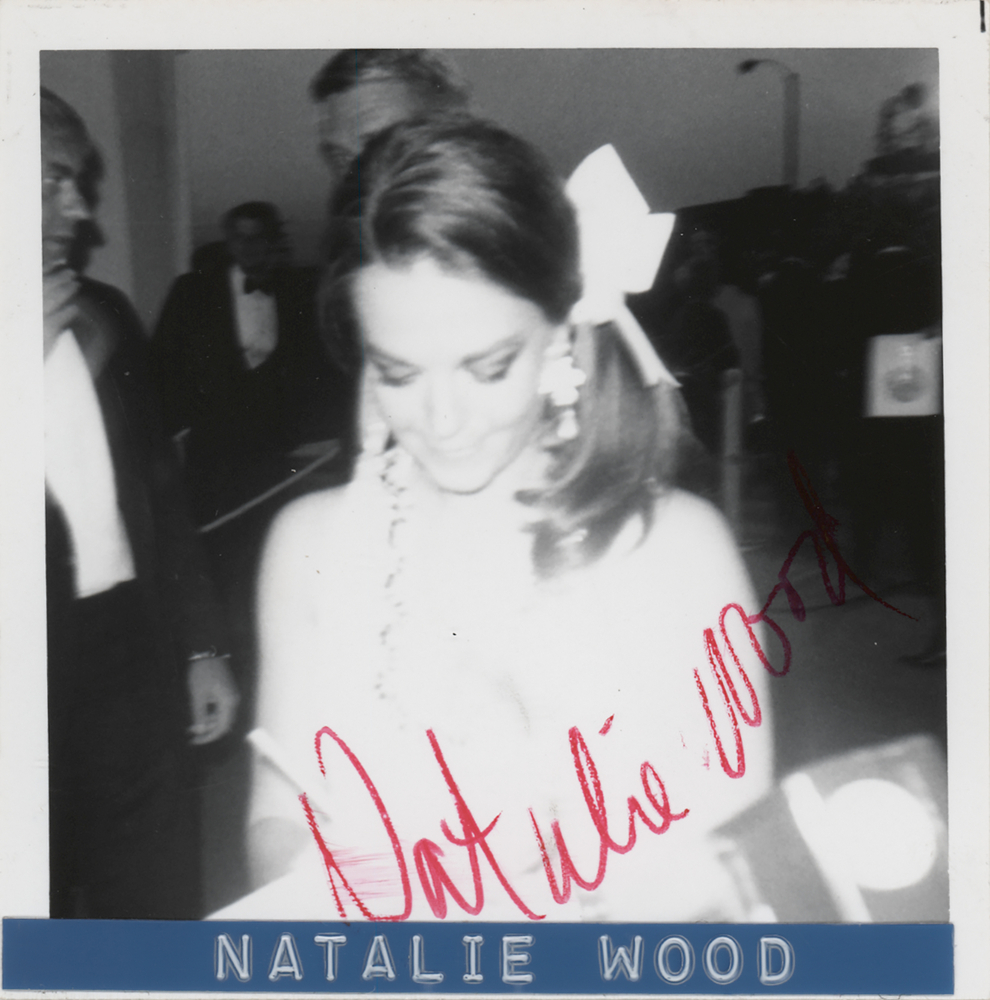 Lot 802 Natalie Wood Signed Candid Photograph