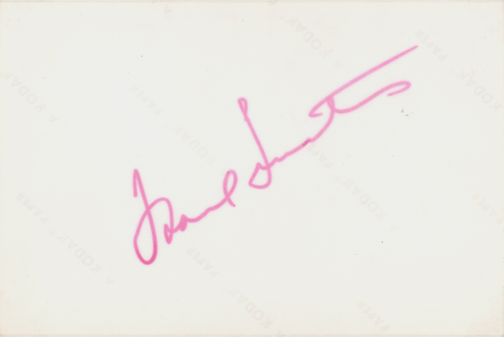 Lot 781 Frank Sinatra Signed Candid Photograph