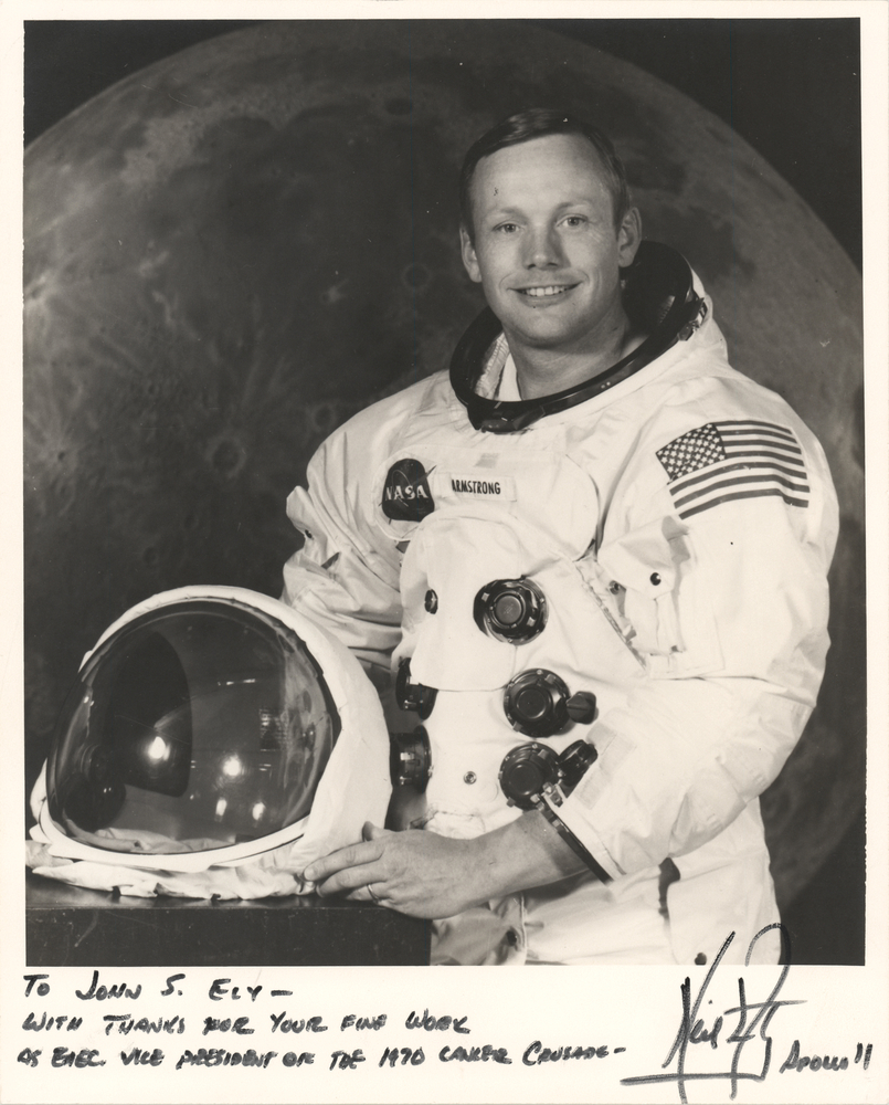 Lot 478 Neil Armstrong Signed Photograph