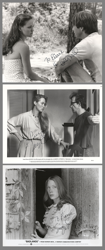 Lot 696 Academy Award-Winning Actresses (3) Signed Photographs with Streep, Field, and Spacek