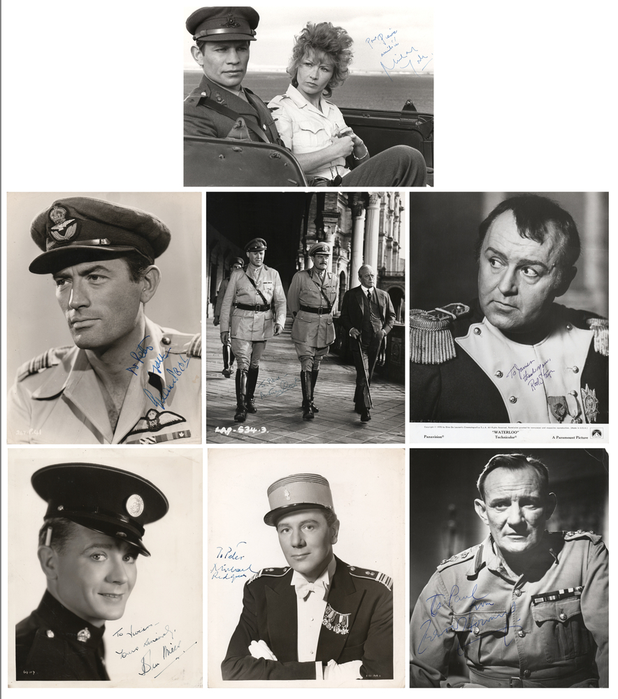 Lot 697 Actors (7) Signed Photographs with Peck, Howard, and Steiger
