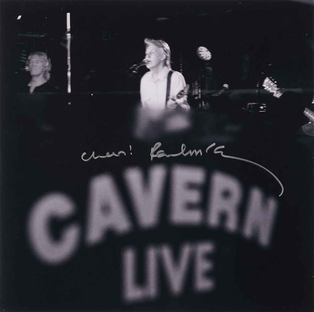 Lot 625 Beatles: Paul McCartney Signed 2018 ‘Cavern Live’ Promotional Lithograph - One of Just 100 Issued