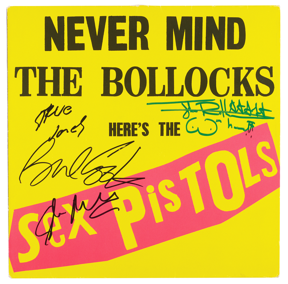Lot 682 Sex Pistols Signed Album - Never Mind the Bollocks, Here's the Sex Pistols
