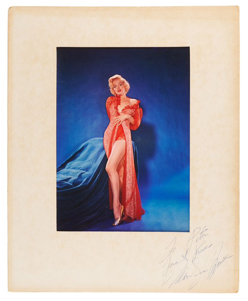 Lot 760 Marilyn Monroe Signed Photograph