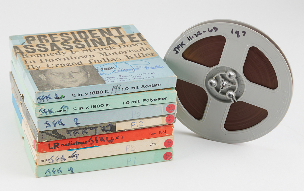 Lot 456 Kennedy Assassination: Original NBC Radio Broadcast Archive, with (7) Master Reels, 19+ Hours of Coverage (November 22–25, 1963) - From the Collection of Television Historian and Archivist Phil Gries