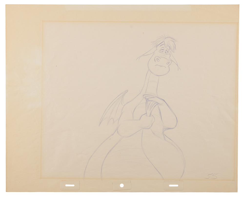 Lot 529 Elliott production drawing from Pete's Dragon