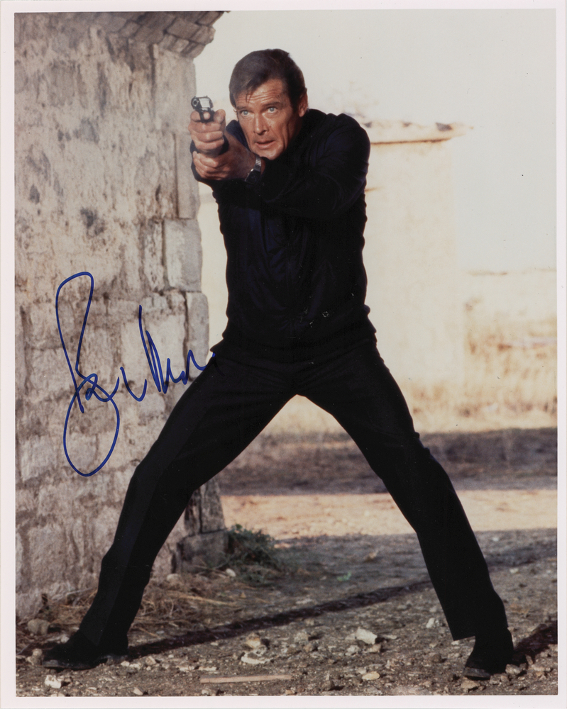 Lot 763 Roger Moore Signed Photograph