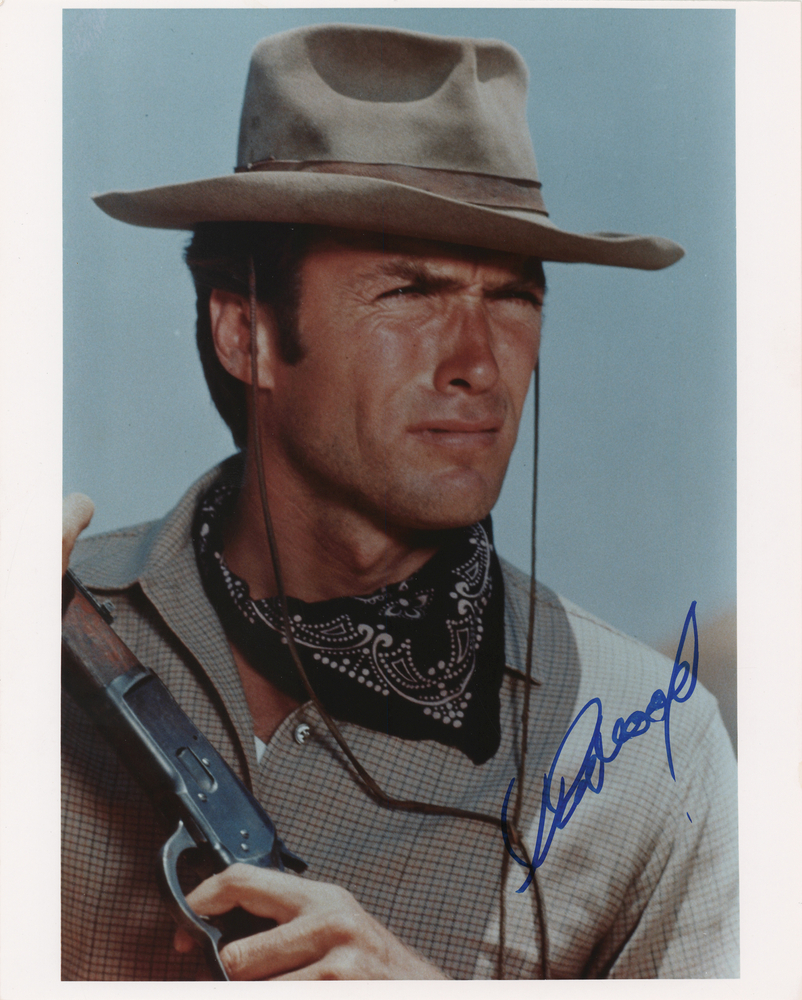 Lot 720 Clint Eastwood Signed Photograph