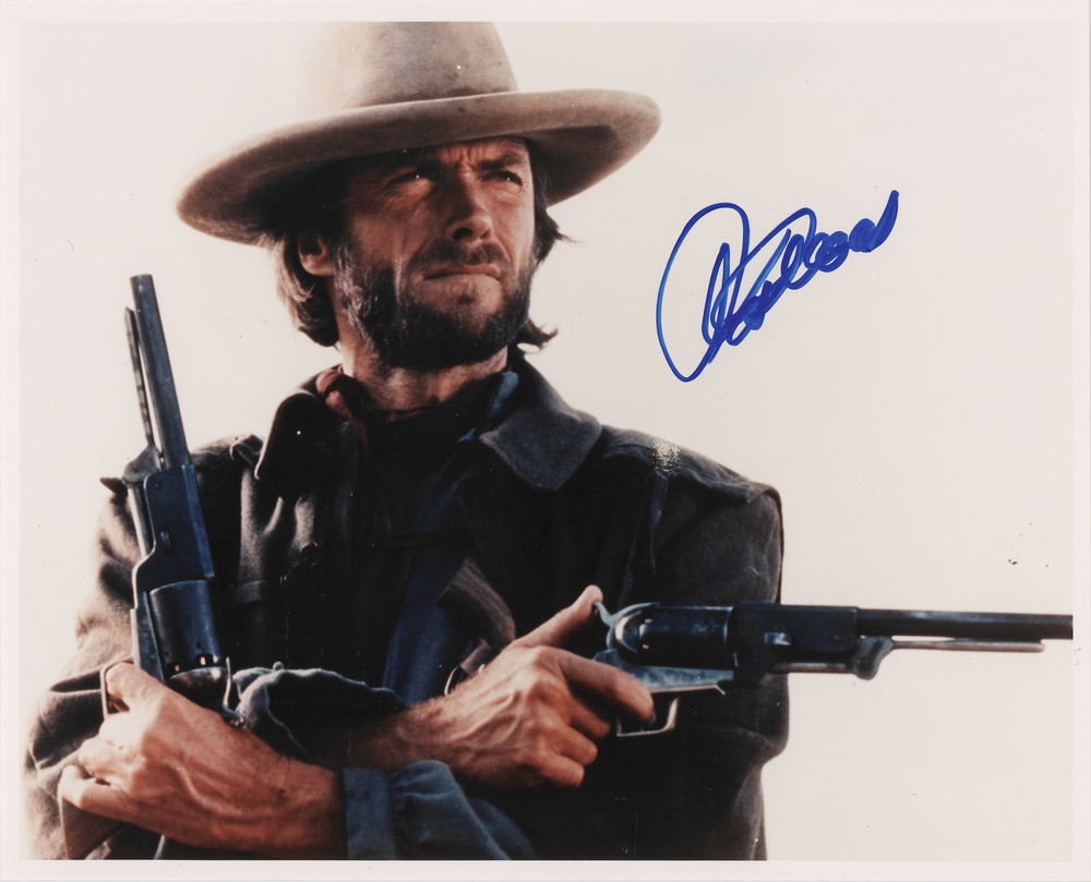 Lot 721 Clint Eastwood Signed Photograph