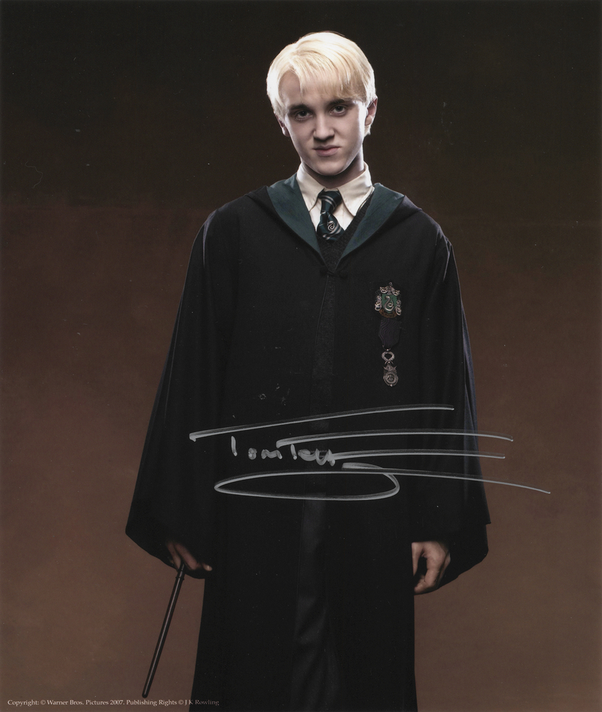 Lot 729 Harry Potter: Tom Felton Signed Photograph