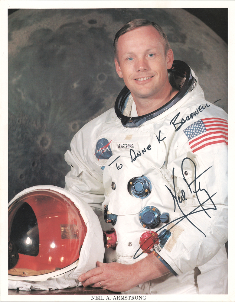 Lot 477 Neil Armstrong Signed Photograph