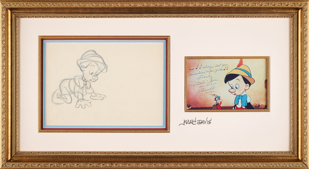 Lot 533 Pinocchio production drawing from Pinocchio