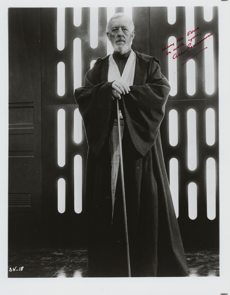 Lot 788 Star Wars: Alec Guinness Signed Photograph: 
