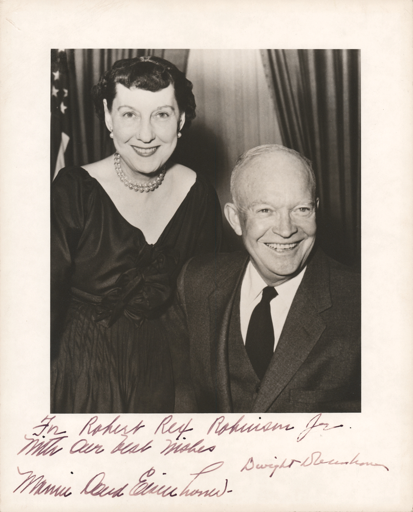 Lot 68 Dwight and Mamie Eisenhower Signed Photograph