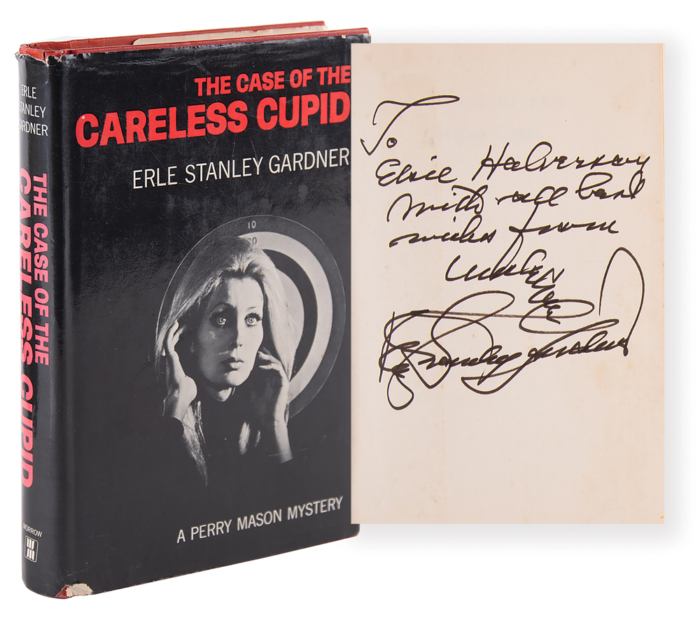Lot 555 Erle Stanley Gardner Signed Book - The Case of the Careless Cupid: A Perry Mason Mystery
