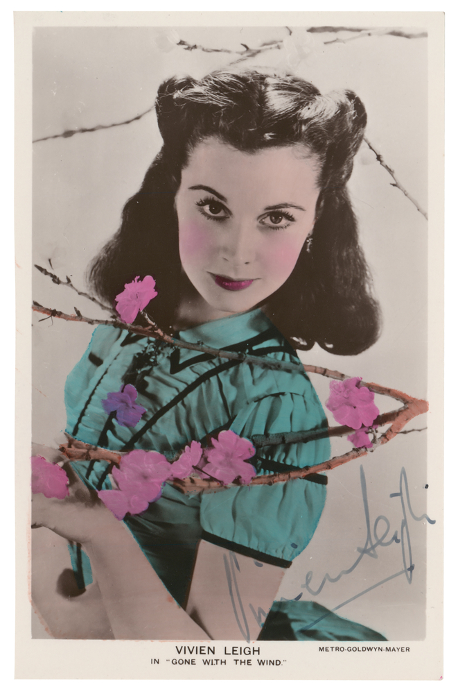 Lot 746 Vivien Leigh Signed Photograph as Scarlett O'Hara