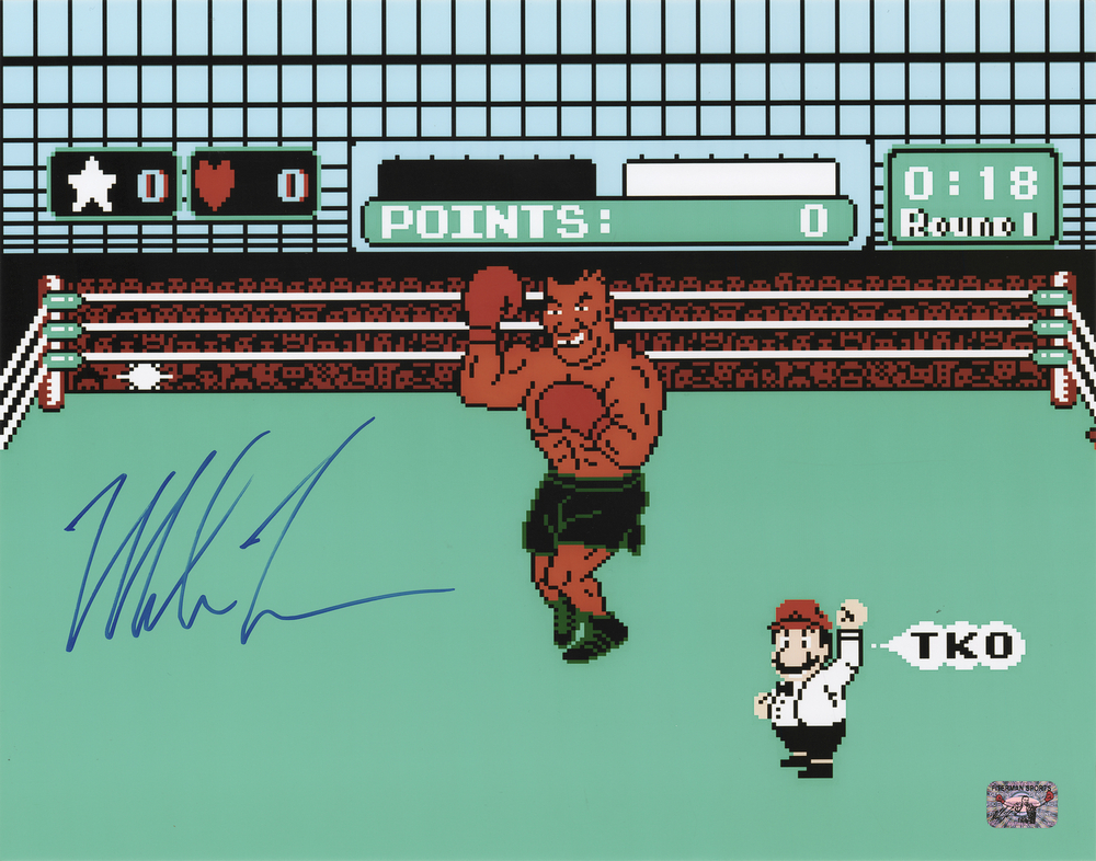 Lot 816 Mike Tyson Signed Oversized Photograph